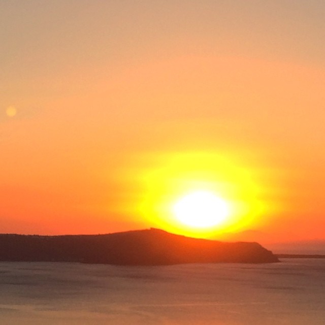 Another spectacular Santorini sunset. I'm going to be sad when I leave this place tomorrow.