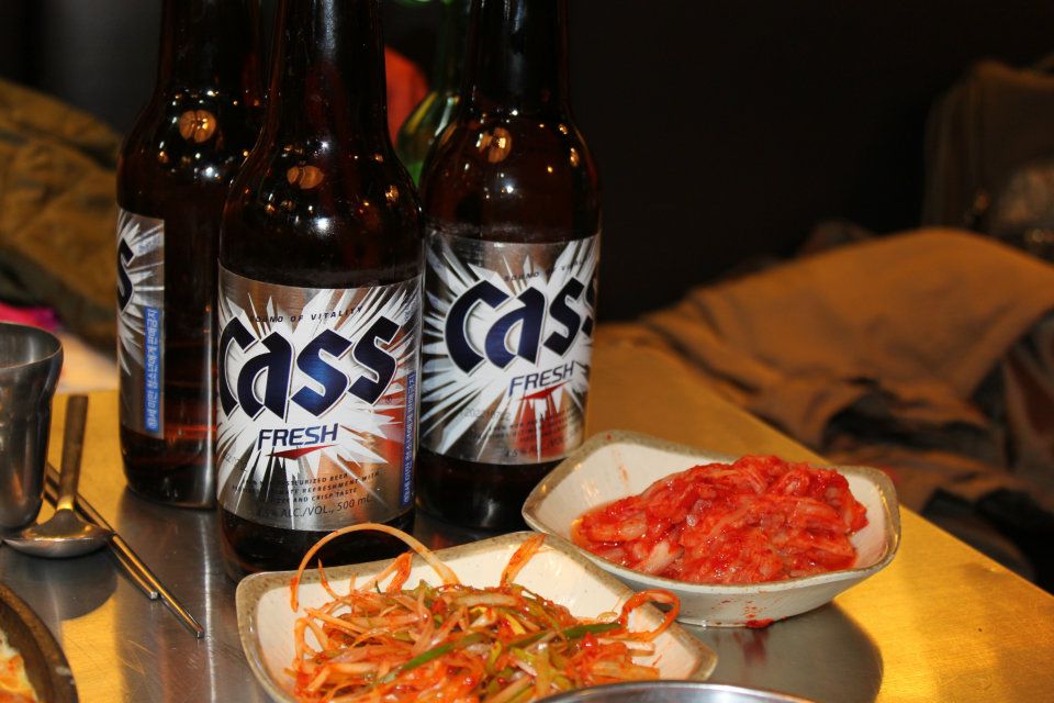 cass and kimchi korea