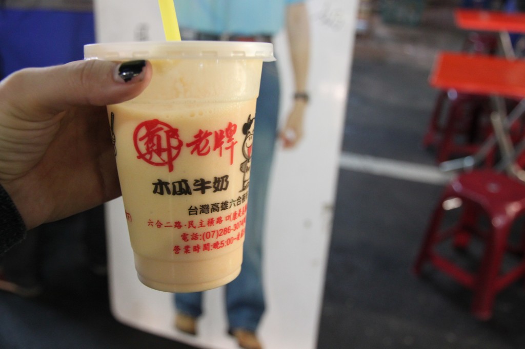 Papaya milk in Kaohsiung