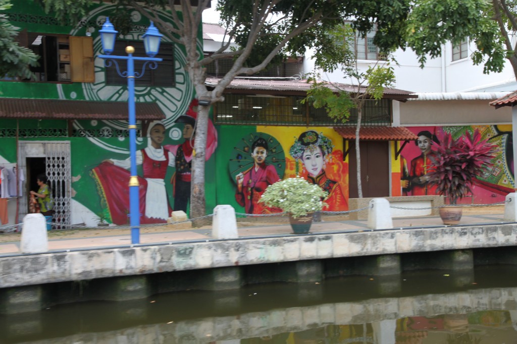 Street murals in Malacca