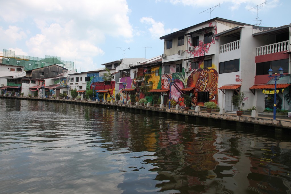 Street art along the Malacca River