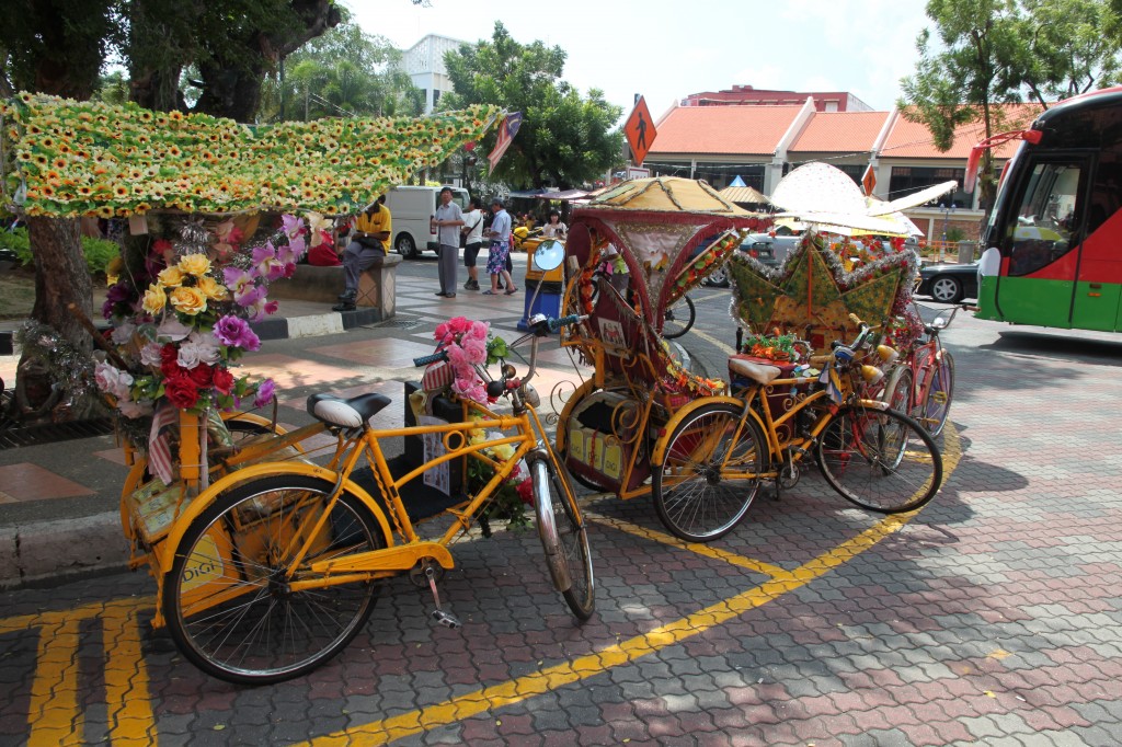 Trishaws in Malacca