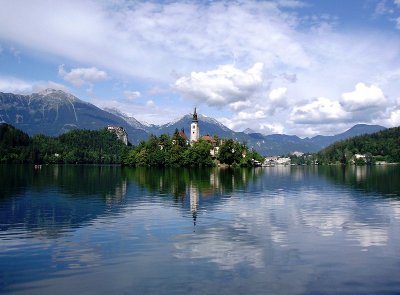 Lake Bled via Wikicommons