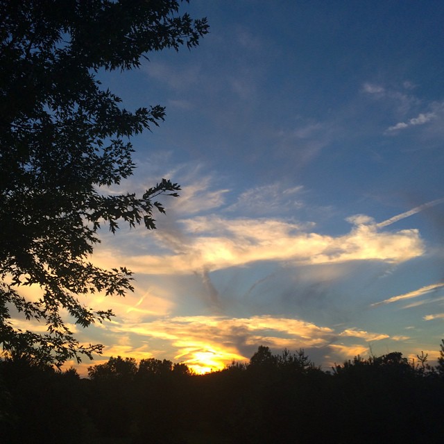 Late summer Michigan skies.